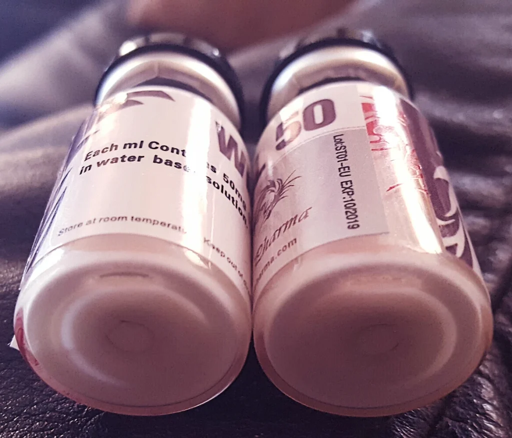 two vials of winstrol depot from dragon pharma