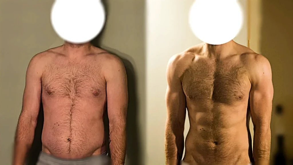 male in his 30's after using Anavar for 6 weeks, only 30mg