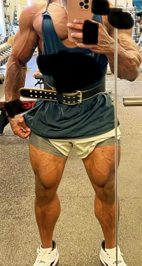 photo of bodybuilder using masteron for 3 months